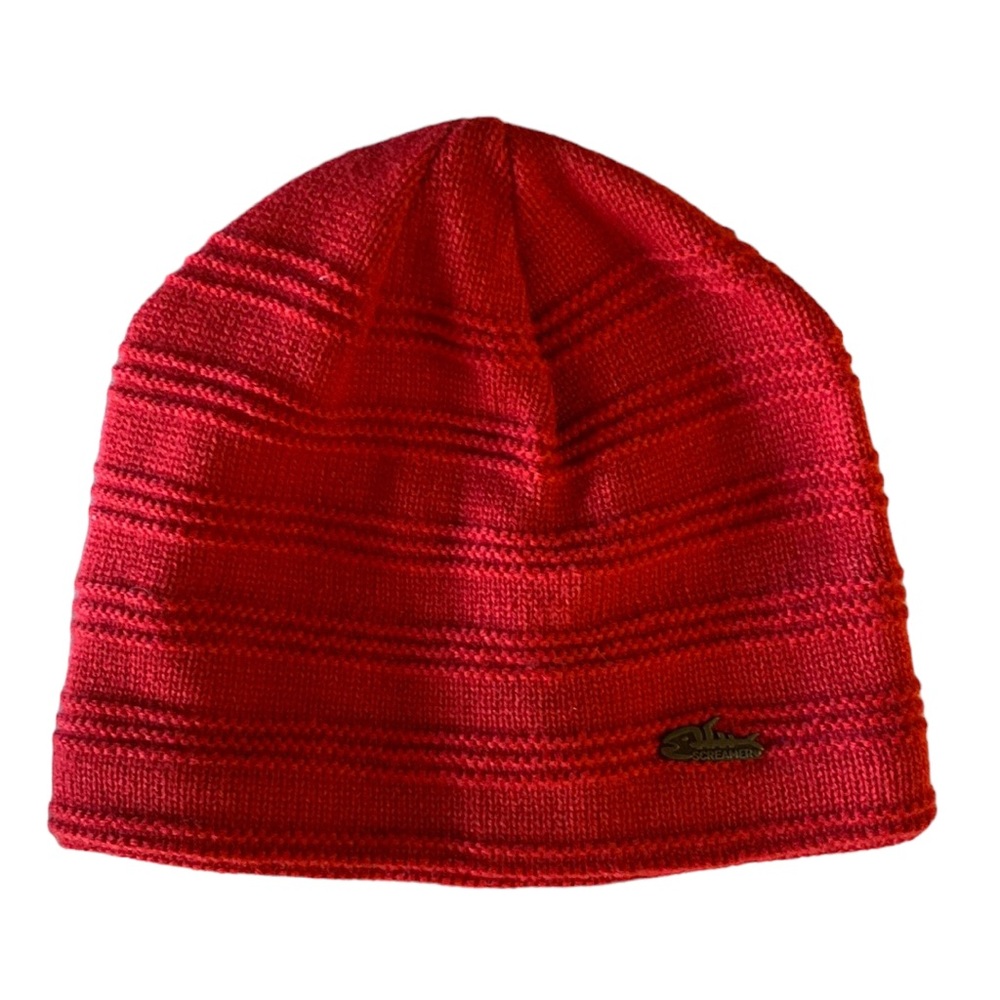 Child’s Screamer Red Bennie Skateboard Snowboarding Sports Hat Bennie